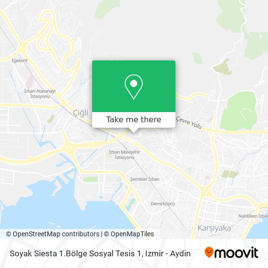 Soyak Siesta 1.Bölge Sosyal Tesis 1 map