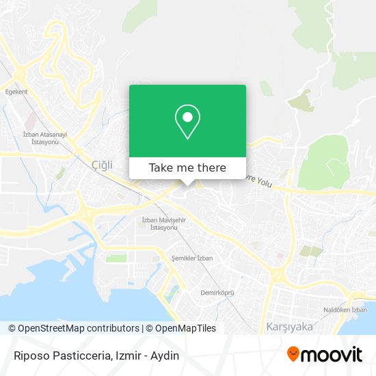 Riposo Pasticceria map