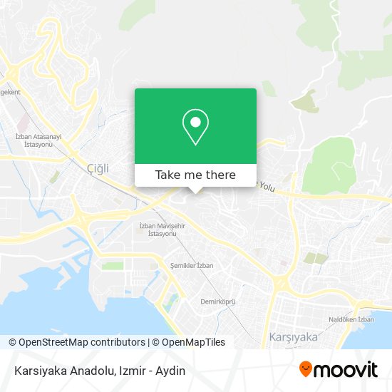 Karsiyaka Anadolu map
