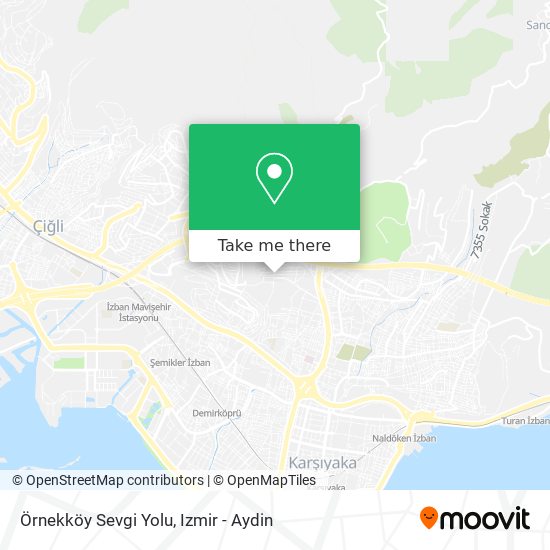 Örnekköy Sevgi Yolu map