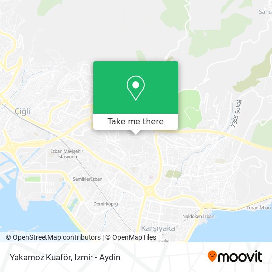 Yakamoz Kuaför map