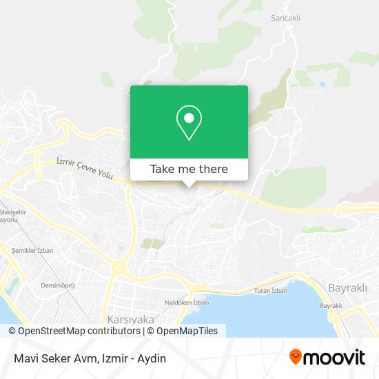 Mavi Seker Avm map