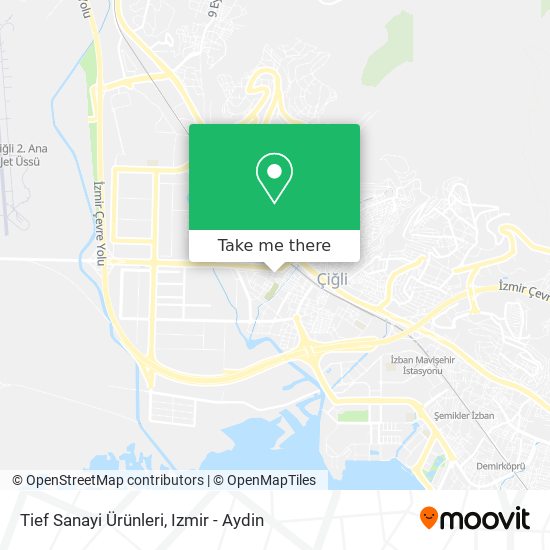 Tief Sanayi Ürünleri map
