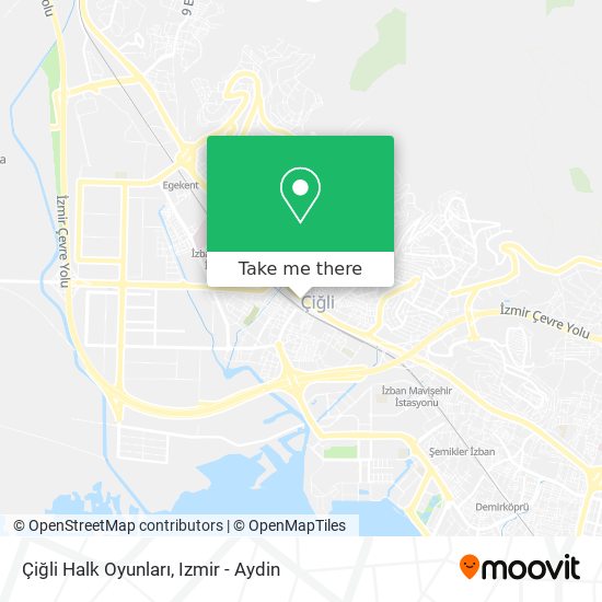 Çiğli Halk Oyunları map