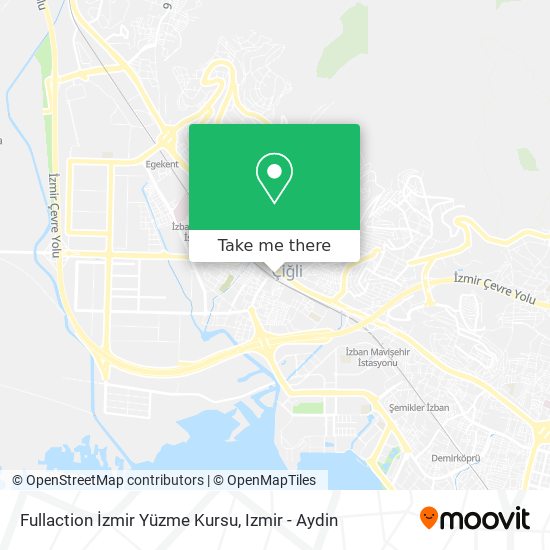 Fullaction İzmir Yüzme Kursu map