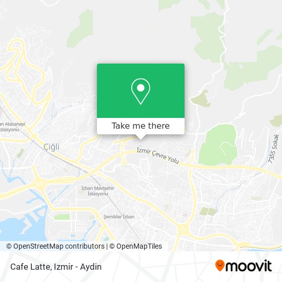 Cafe Latte map