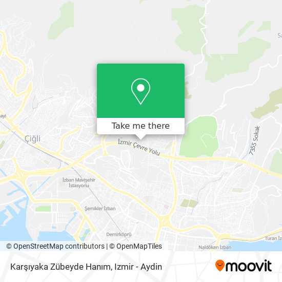 Karşıyaka Zübeyde Hanım map