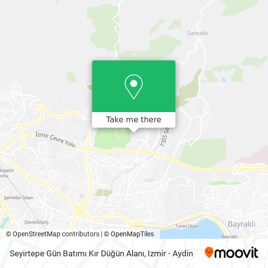 Seyirtepe Gün Batımı Kır Düğün Alanı map