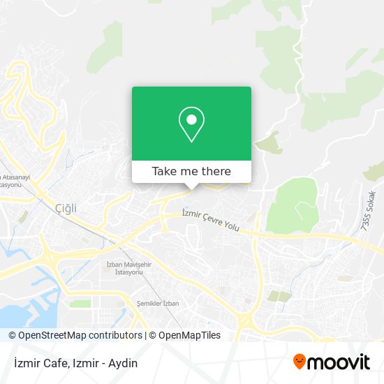 İzmir Cafe map