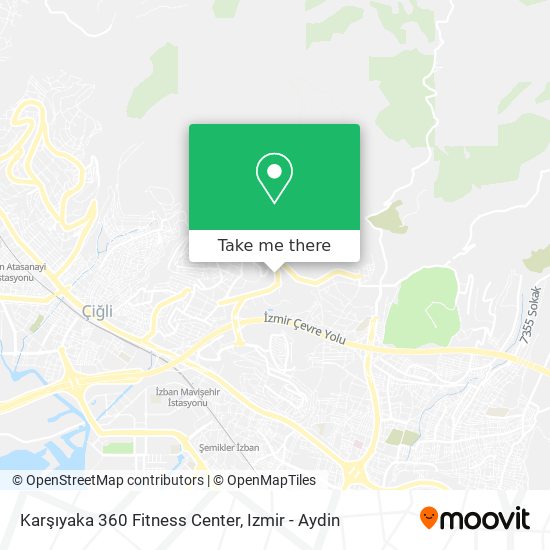 Karşıyaka 360 Fitness Center map