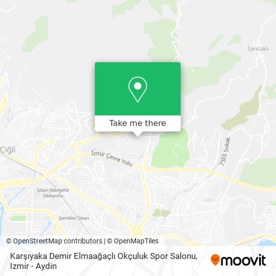 Karşıyaka Demir Elmaağaçlı Okçuluk Spor Salonu map
