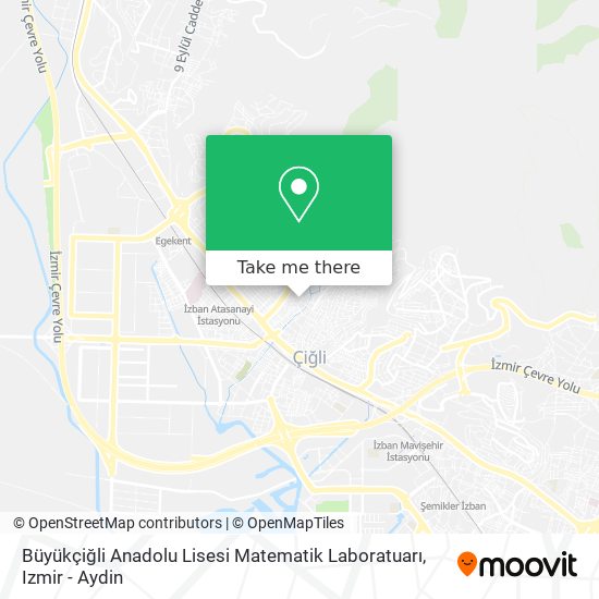 Büyükçiğli Anadolu Lisesi Matematik Laboratuarı map