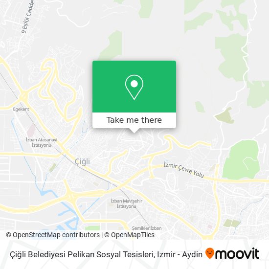 Çiğli Belediyesi Pelikan Sosyal Tesisleri map