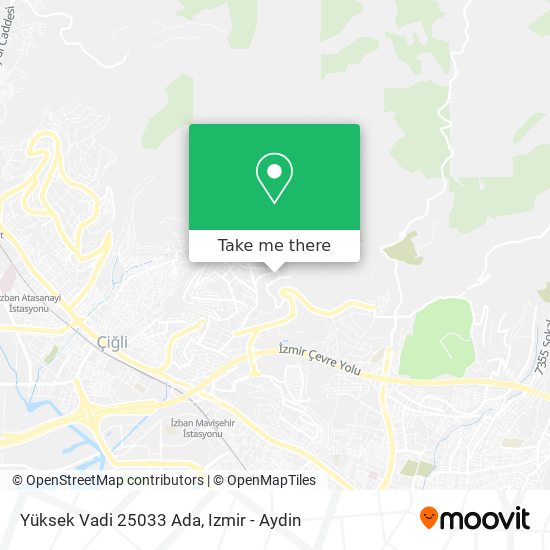 Yüksek Vadi 25033 Ada map