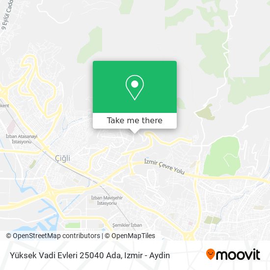 Yüksek Vadi Evleri 25040 Ada map