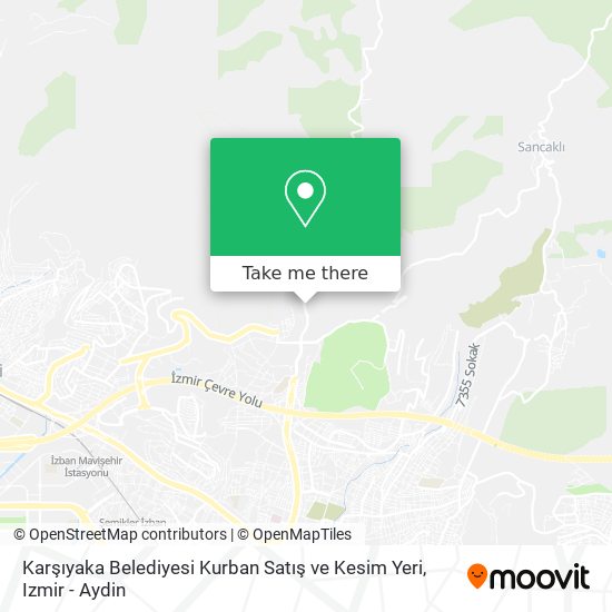 Karşıyaka Belediyesi Kurban Satış ve Kesim Yeri map