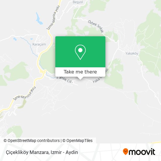 Çiçekliköy Manzara map