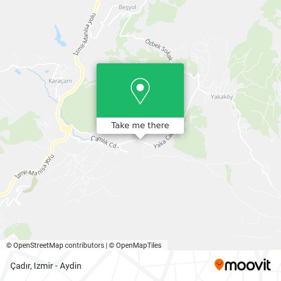 Çadır map