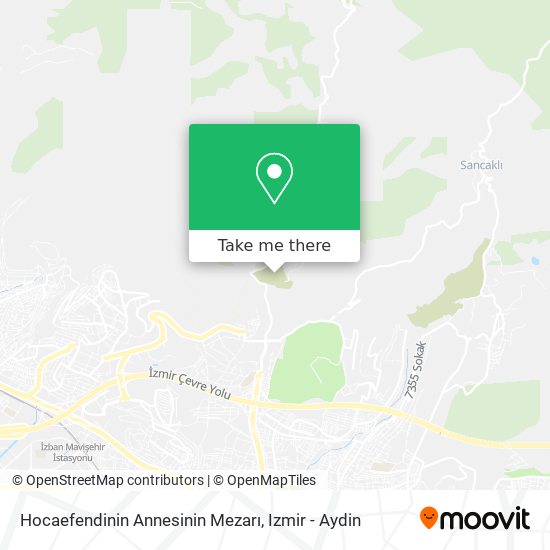 Hocaefendinin Annesinin Mezarı map