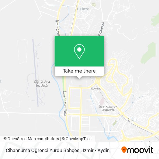 Cihannüma Öğrenci Yurdu Bahçesi map