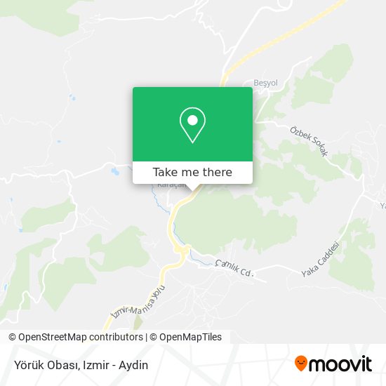 Yörük Obası map