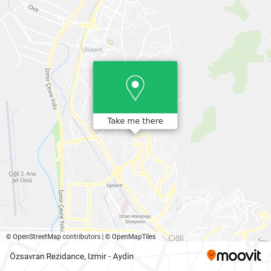 Özsavran Rezidance map