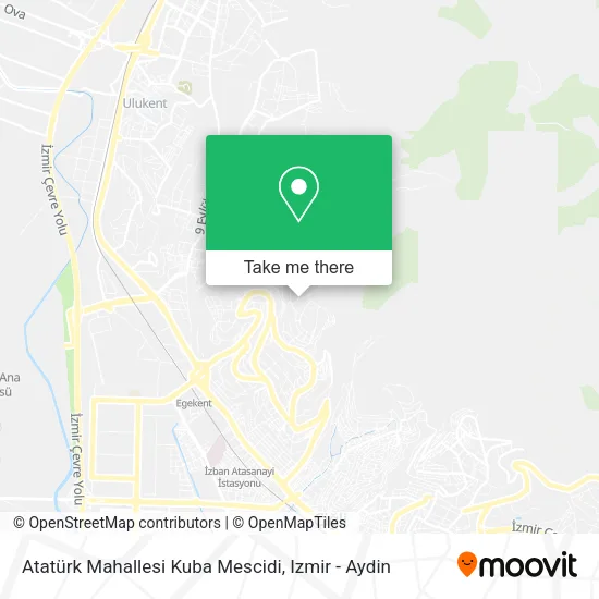 Atatürk Mahallesi Kuba Mescidi map