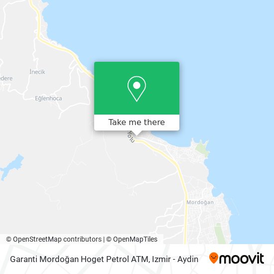 Garanti Mordoğan Hoget Petrol ATM map