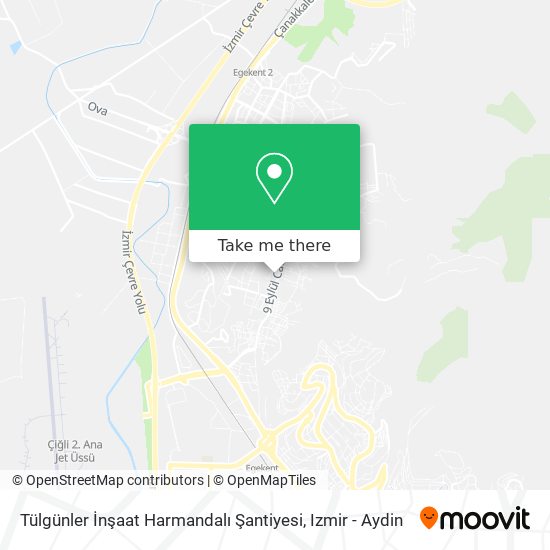 Tülgünler İnşaat Harmandalı Şantiyesi map