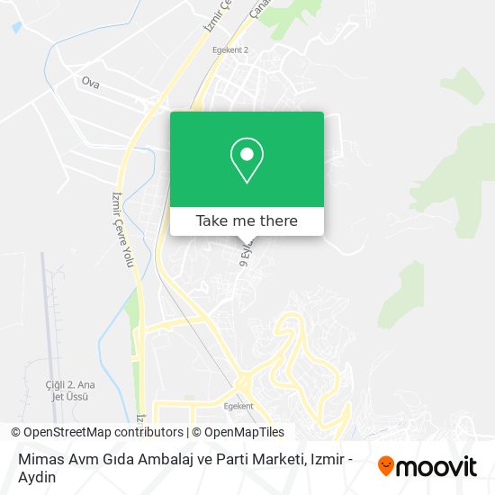 Mimas Avm Gıda Ambalaj ve Parti Marketi map