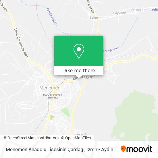 Menemen Anadolu Lisesinin Çardağı map