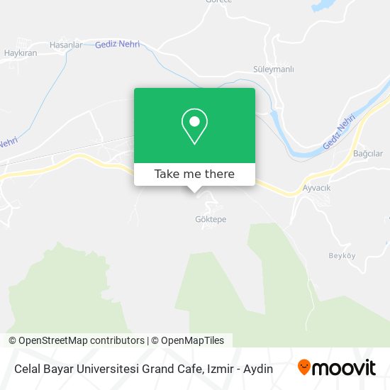 Celal Bayar Universitesi Grand Cafe map