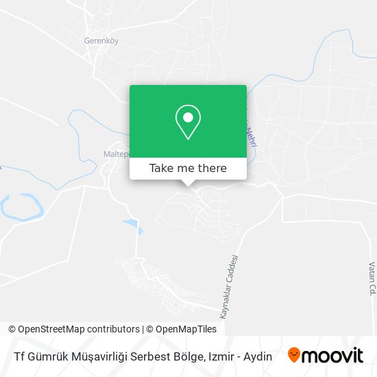 Tf Gümrük Müşavirliği Serbest Bölge map