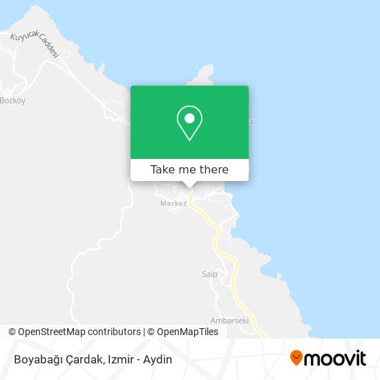 Boyabağı Çardak map