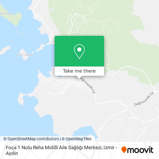 Foça 1 Nolu Reha Midilli Aile Sağlığı Merkezi map