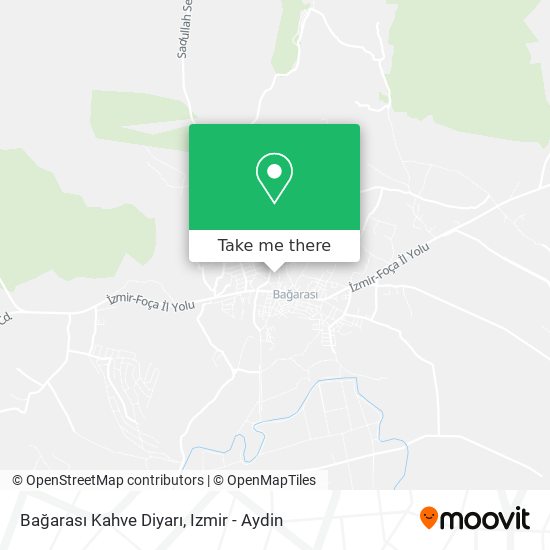 Bağarası Kahve Diyarı map