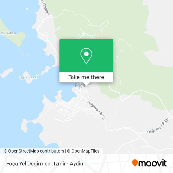 Foça Yel Değirmeni map