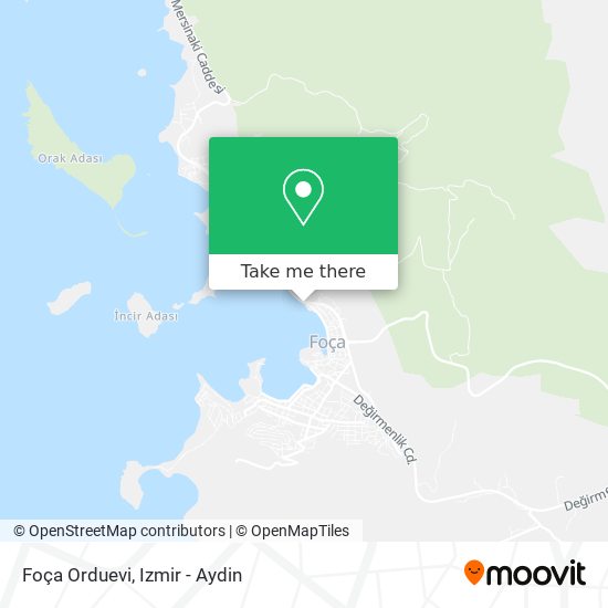 Foça Orduevi map