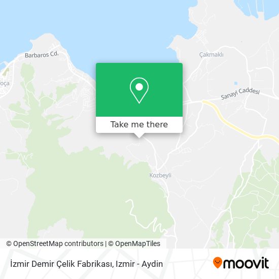 İzmir Demir Çelik Fabrikası map