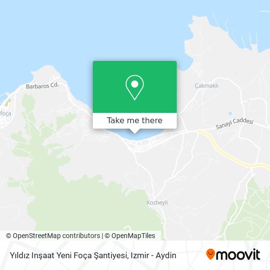 Yıldız Inşaat Yeni Foça Şantiyesi map