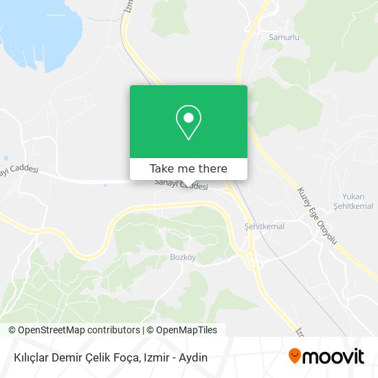 Kılıçlar Demir Çelik Foça map