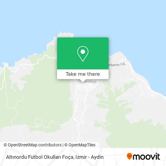 Altınordu Futbol Okulları Foça map
