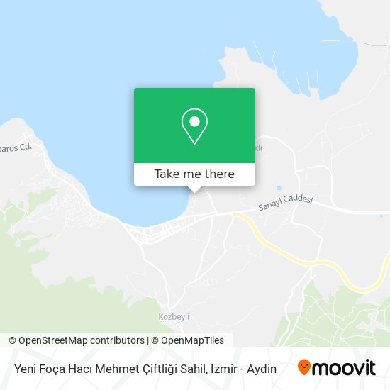 Yeni Foça Hacı Mehmet Çiftliği Sahil map