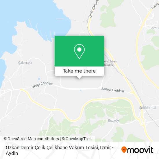 Özkan Demir Çelik Çelikhane Vakum Tesisi map