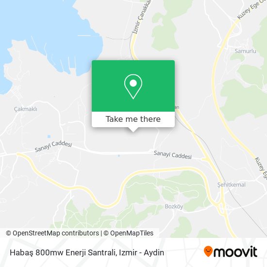 Habaş 800mw Enerji Santrali map