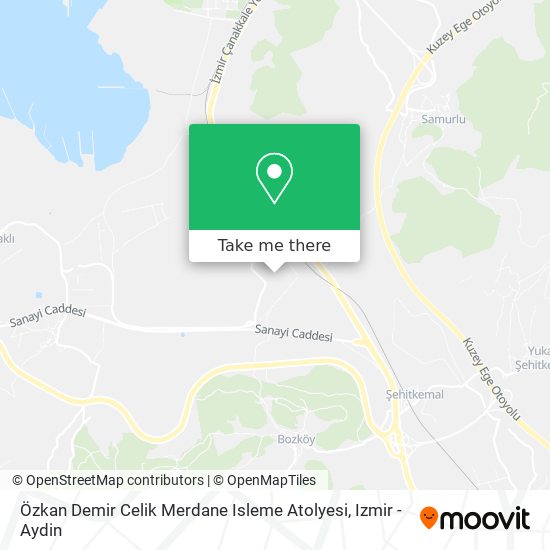 Özkan Demir Celik Merdane Isleme Atolyesi map