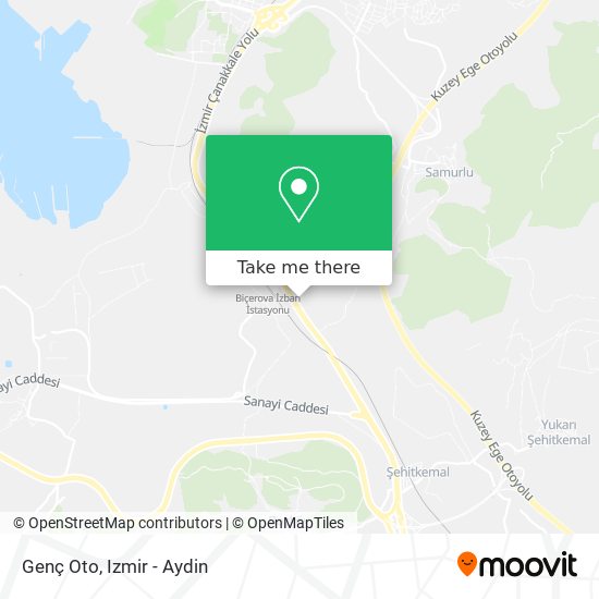 Genç Oto map