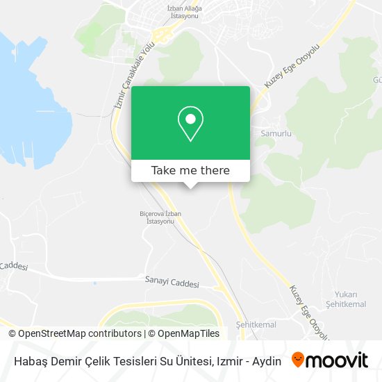 Habaş Demir Çelik Tesisleri Su Ünitesi map