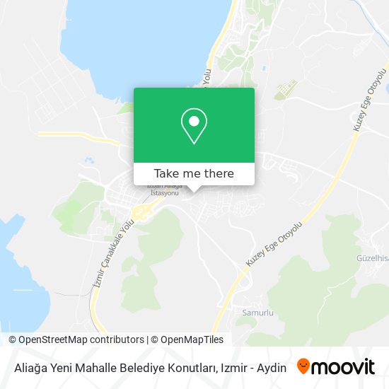 Aliağa Yeni Mahalle Belediye Konutları map