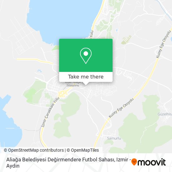 Aliağa Belediyesi Değirmendere Futbol Sahası map